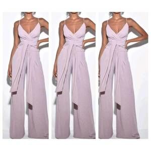 NEW MISS CIRCLE star dust jumpsuit in purple